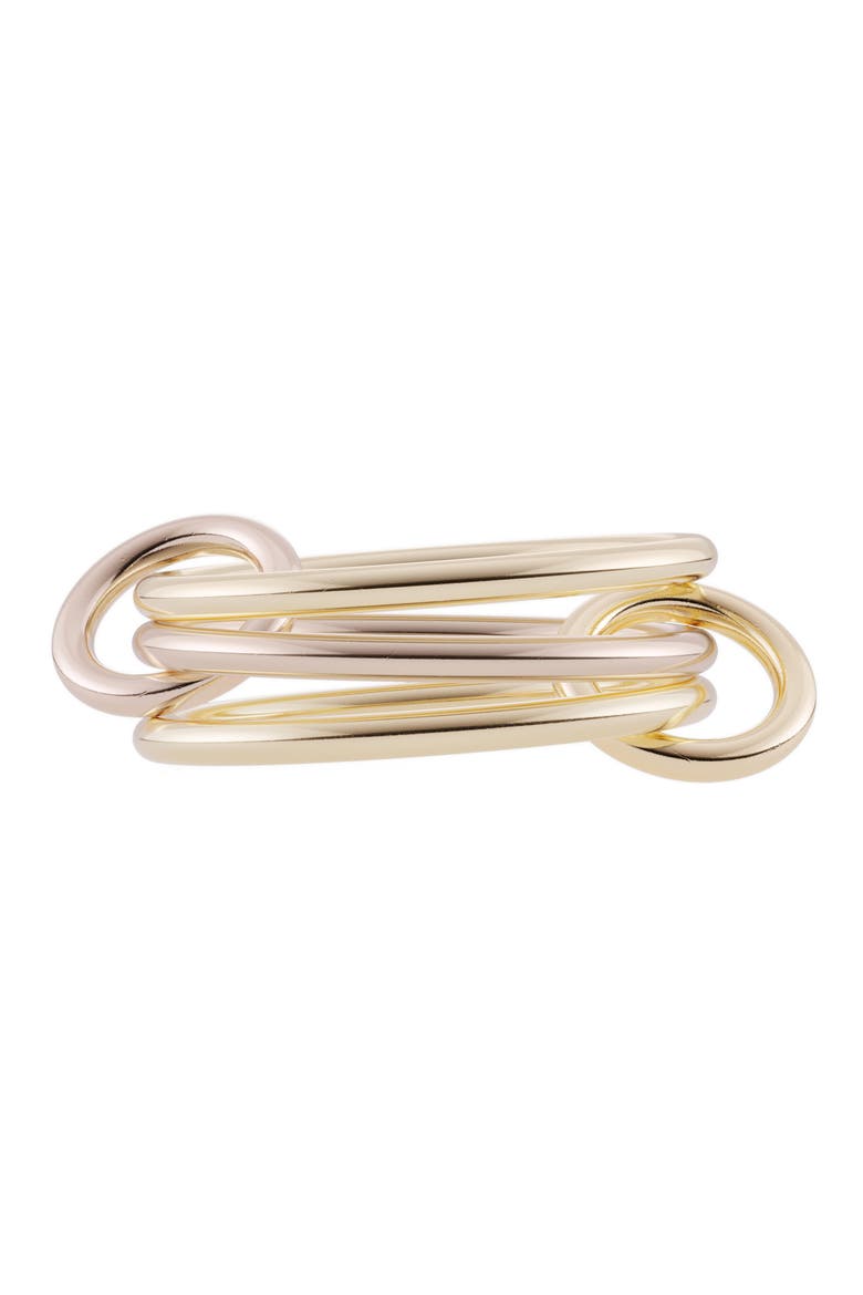 Solarium Linked Rings, Main, color, YELLOW GOLD/ ROSE GOLD/ SILVER