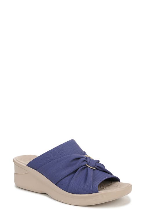 Bzees Serenade Slide Sandal In Blue