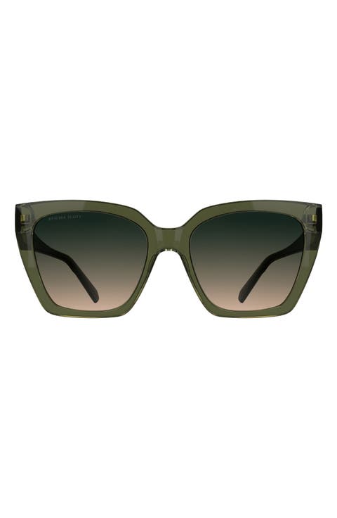 Dira 56mm Gradient Tea Cup Sunglasses