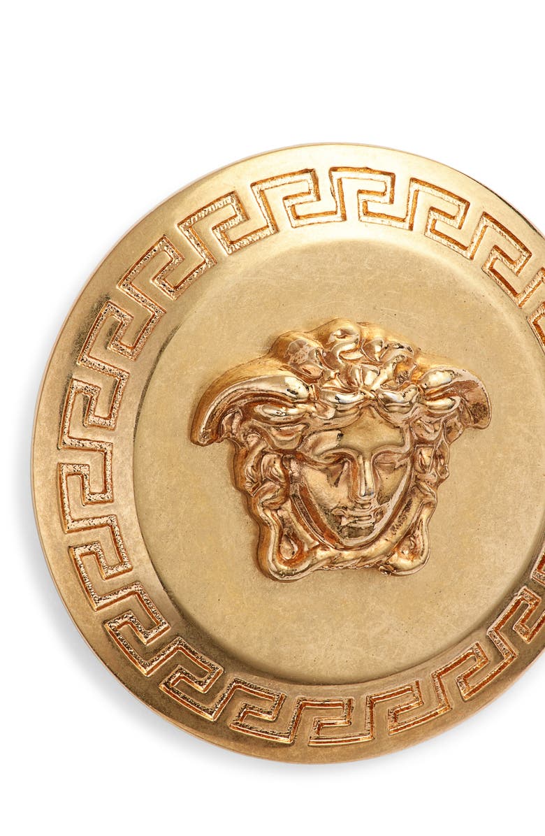 Versace Medusa Stud Earrings, Alternate, color, 