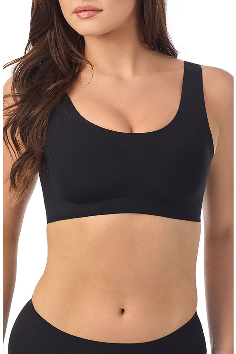 Smooth Shape Wireless Bra, Main, color, BLACK