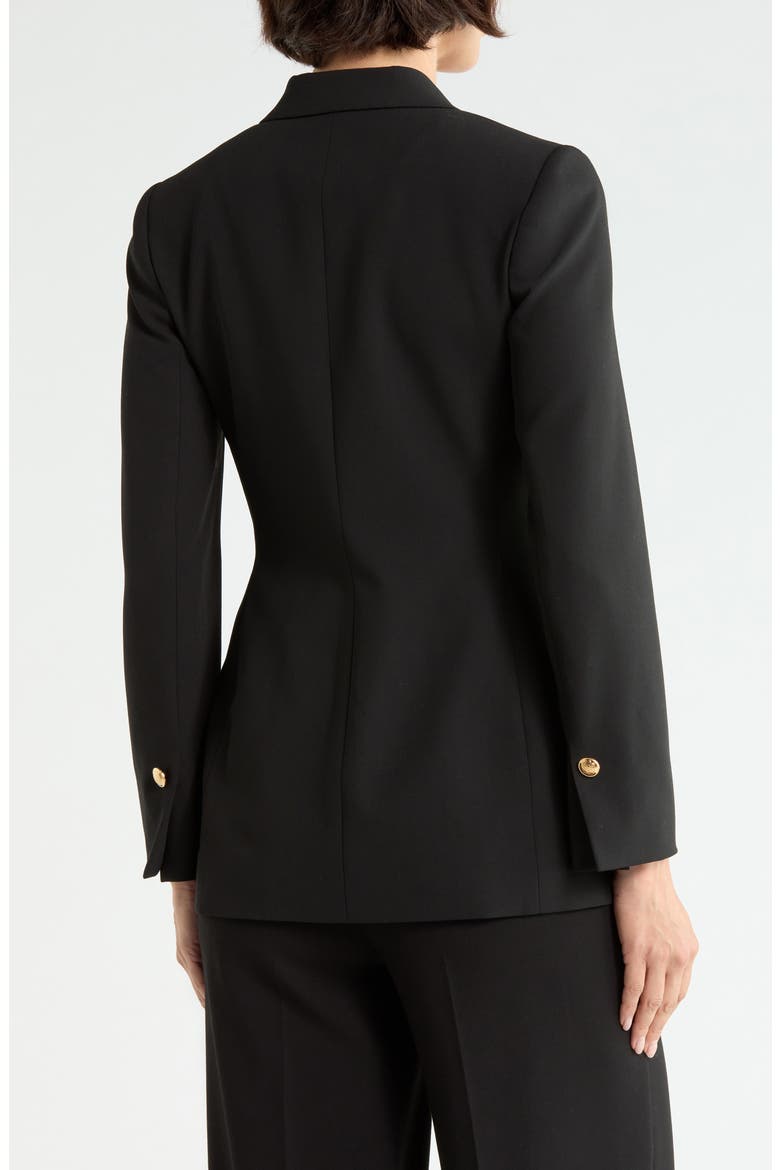 Mariner Tailored Double Breasted Blazer, Alternate, color, BLA-BLACK