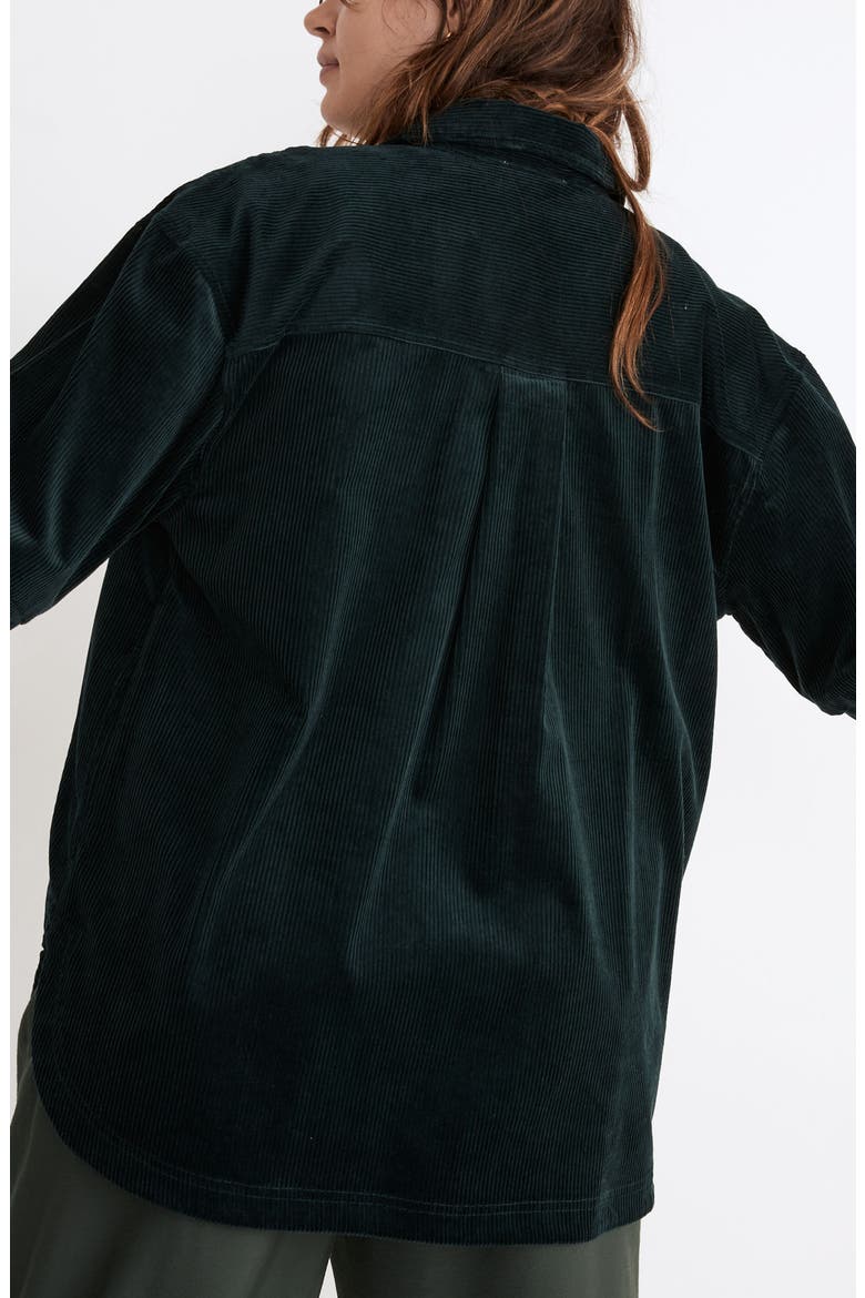 Corduroy Kentwood Oversize Shirt Jacket, Alternate, color, ANCIENT FOREST