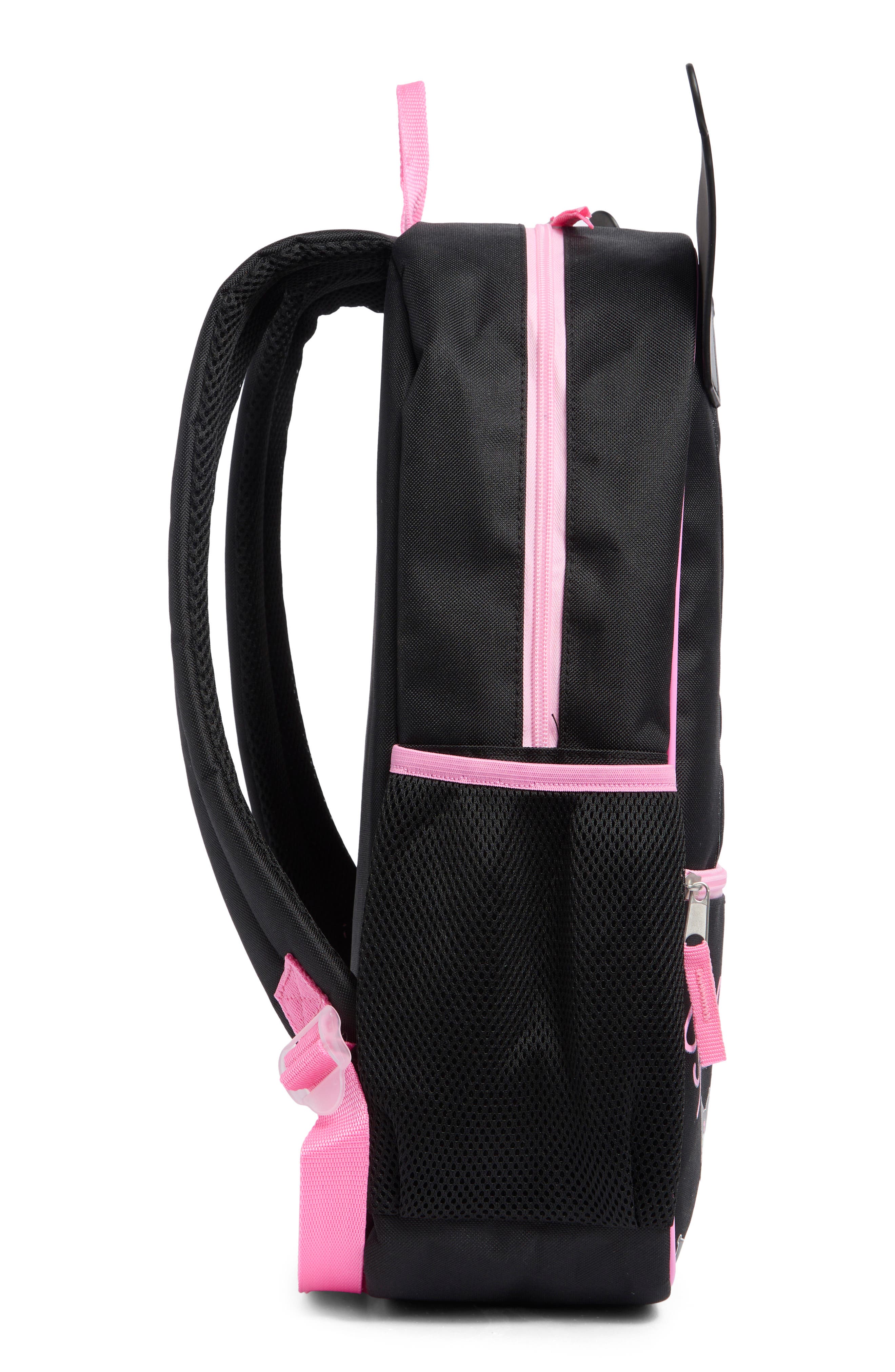Kids' Kuromi Backpack, Alternate, color, PINK/ BLACK