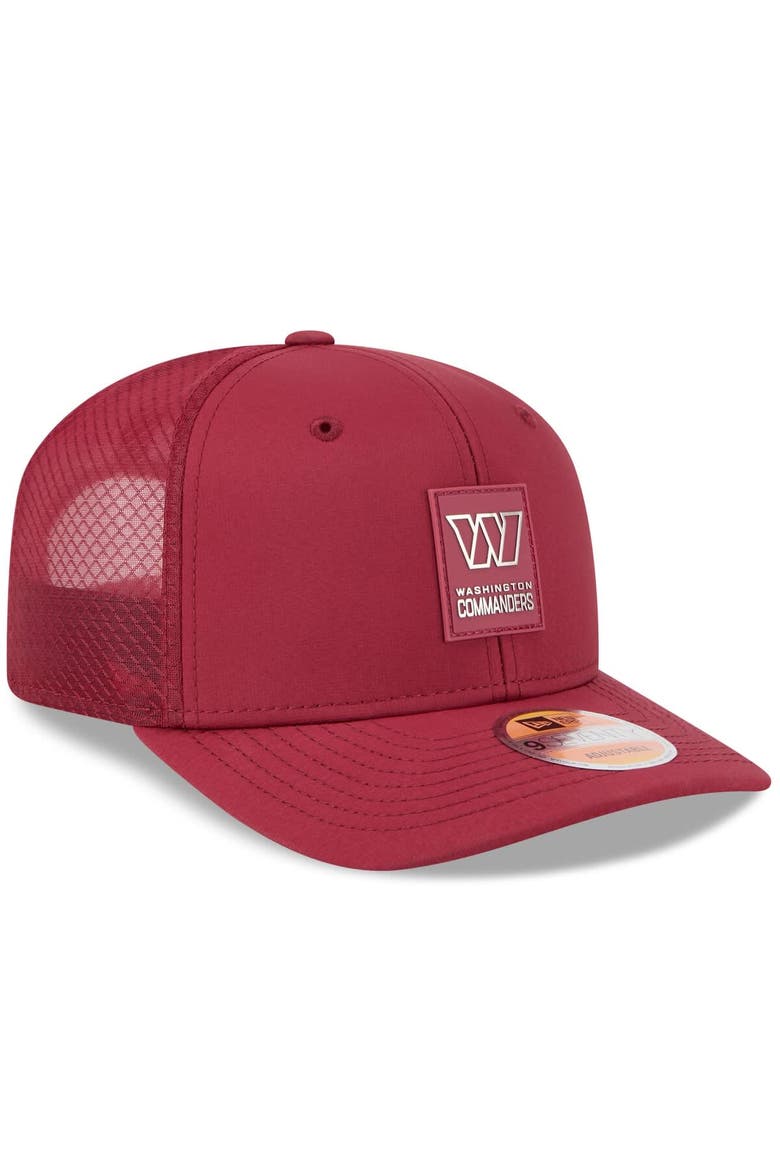 Men's New Era Burgundy Washington Commanders 2025 Sideline  9SEVENTY Trucker Adjustable Hat, Alternate, color, Burgundy