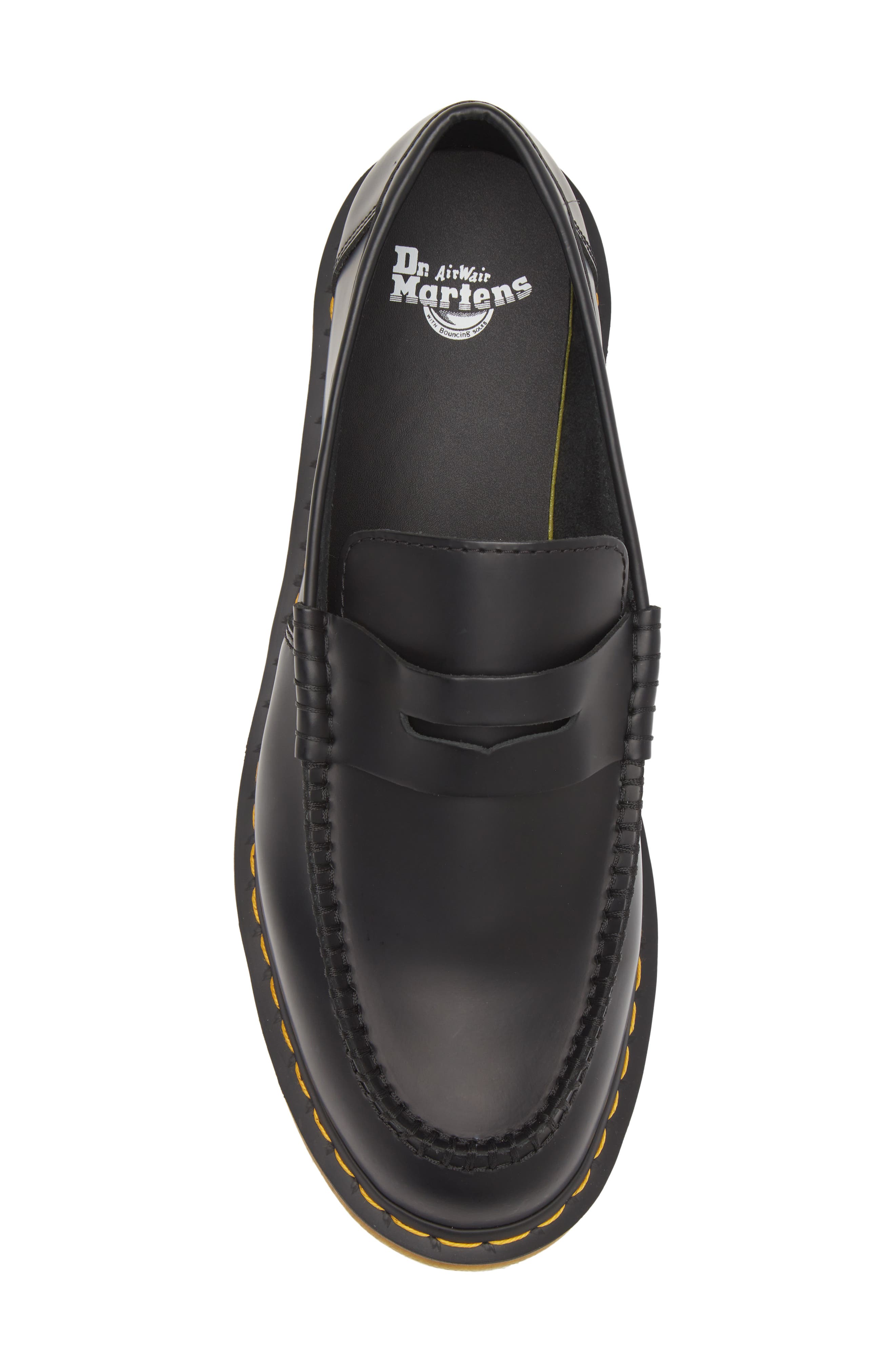 Dr. Martens Penton Penny Loafer, Alternate, color, Black Smooth