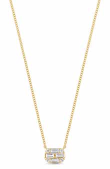 Bony Levy Maya 18K Yellow Gold Diamond Oval Pendant Necklace