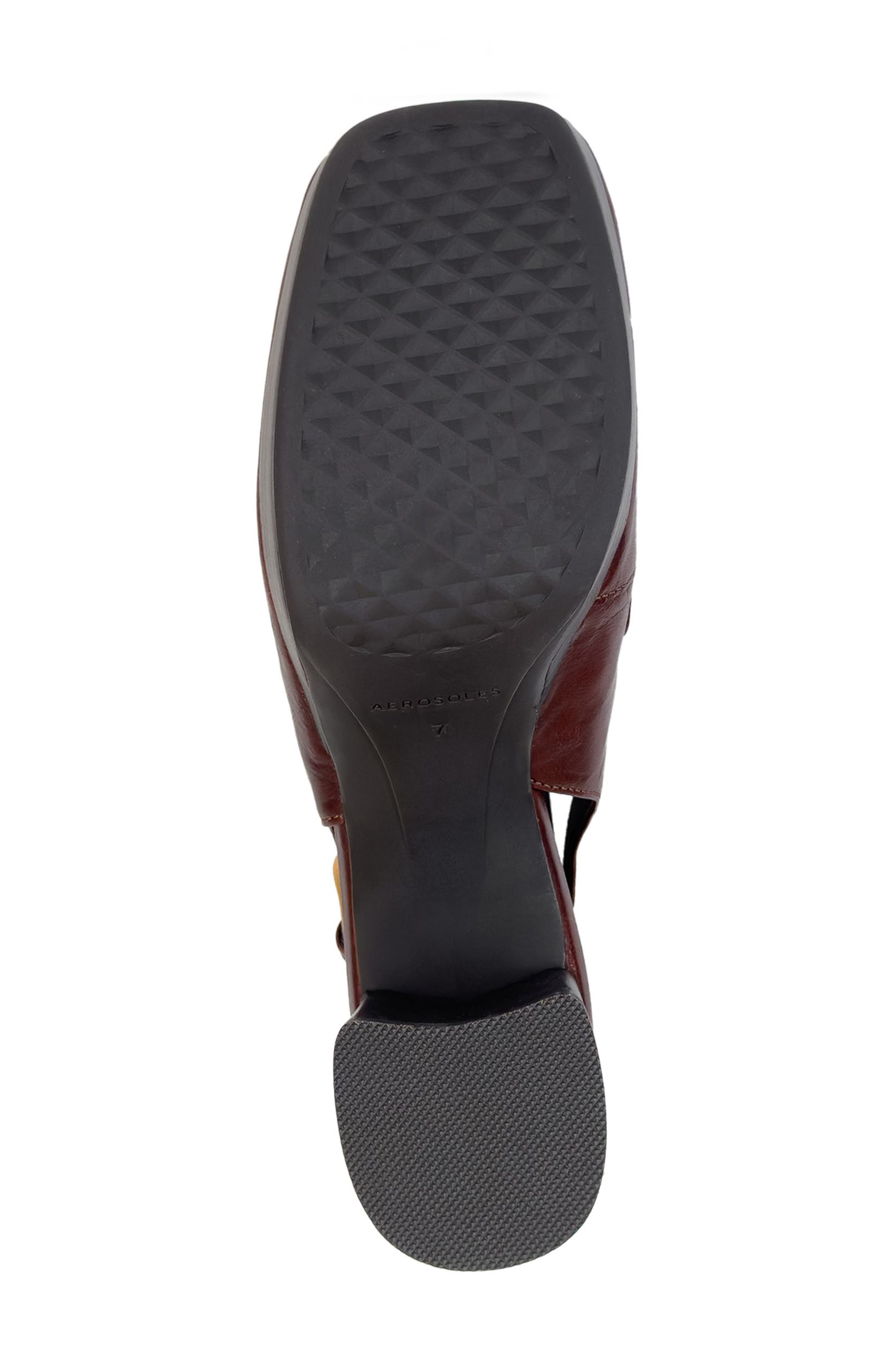 Aerosoles Sorin Slingback Bit Loafer Pump, Alternate, color, Sequoia Leather