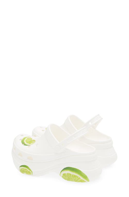 Crocs Bae Fresh Fruits Platform Clog In Green