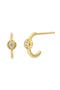 Aviva Diamond Hoop Earrings