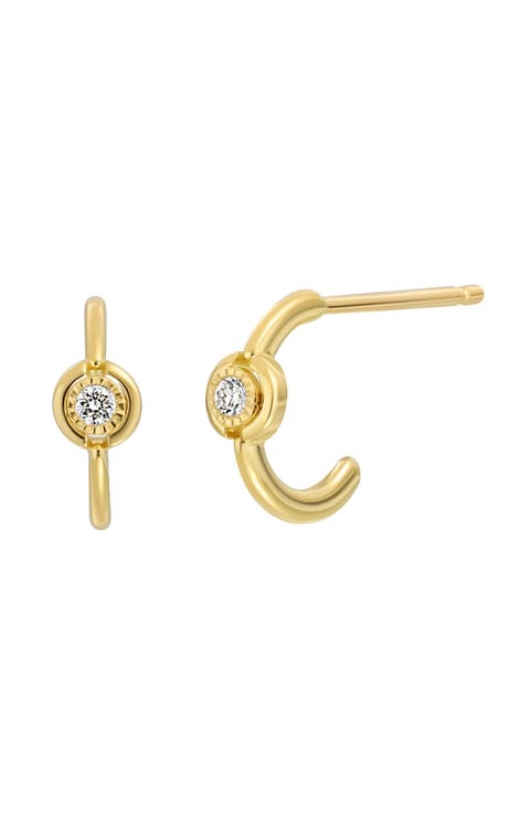 Aviva Diamond Hoop Earrings (Nordstrom Exclusive)