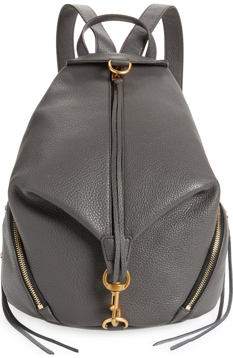 Rebecca Minkoff Julian Leather Backpack, Main, color,