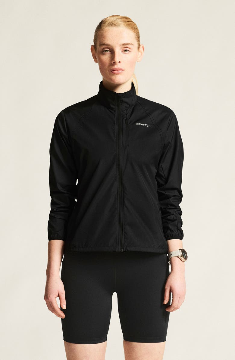 Craft Essence Water Repellent Wind Jacket, Alternate, color, Black
