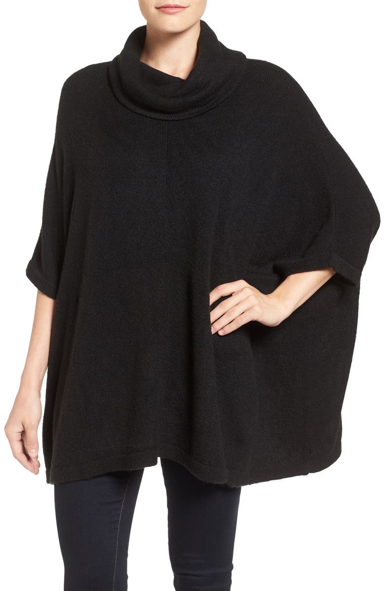 Caslon<sup>®</sup> Cowl Neck Sweater Poncho, Main, color,