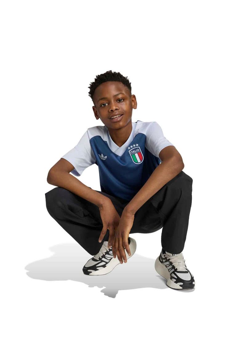 Youth adidas Blue Italy National Team 2026 Pre-Match Top, Alternate, color, Blue