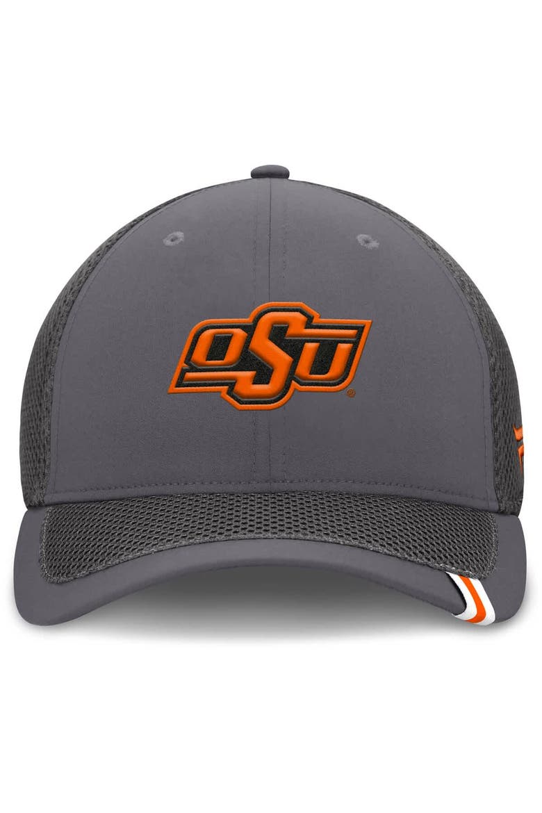 Men's Fanatics Gray Oklahoma State Cowboys Clincher Flex Hat, Alternate, color, Gray