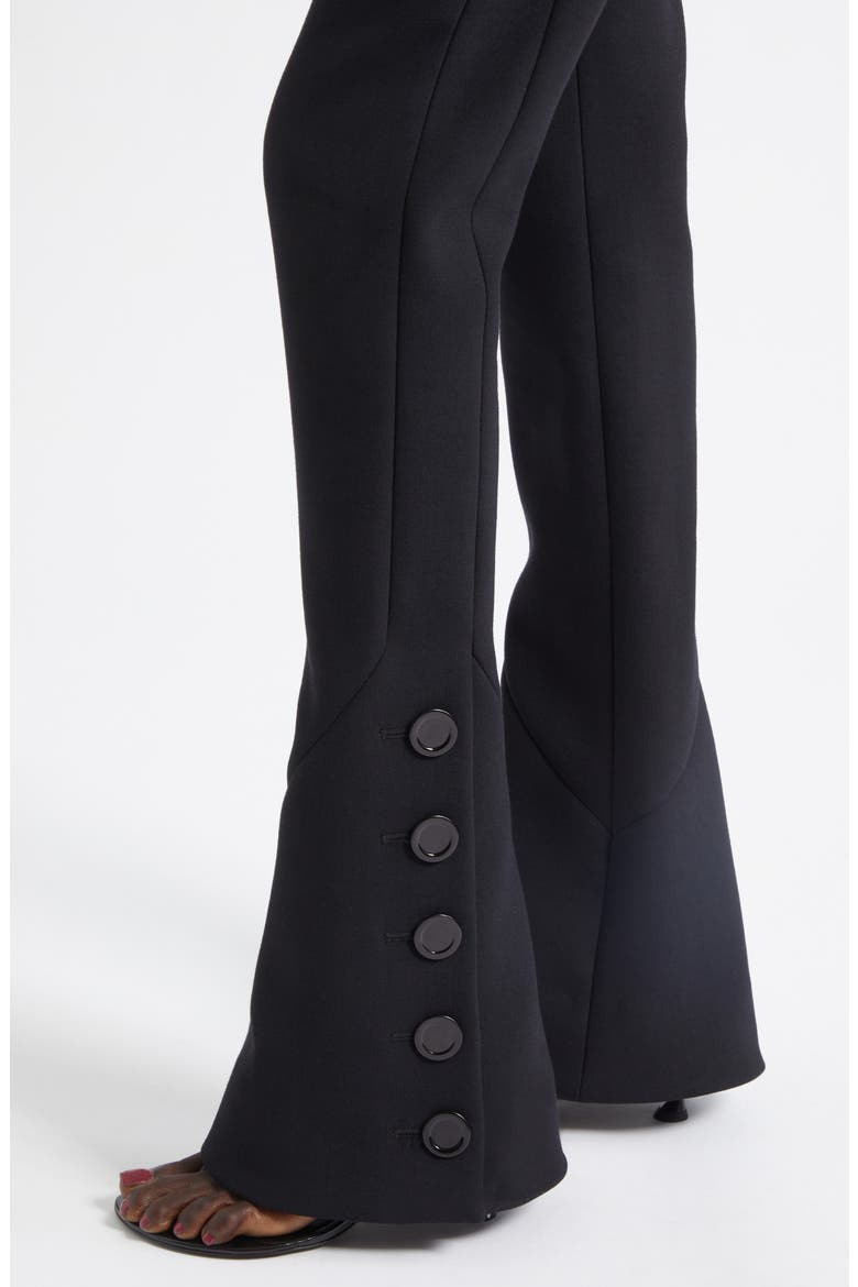 Althea Straight Leg Bi-Stretch Pants, Alternate, color, BLACK