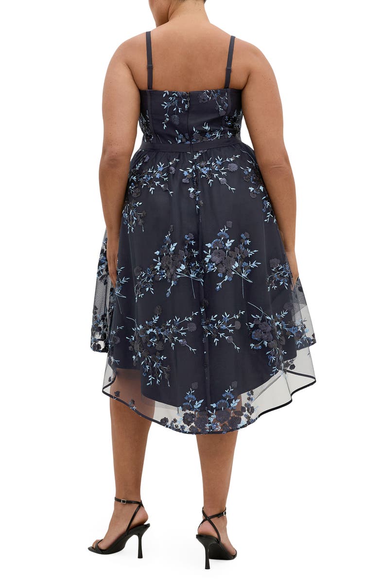 City Chic Ambrosia Lace Fit & Flare Dress, Alternate, color,