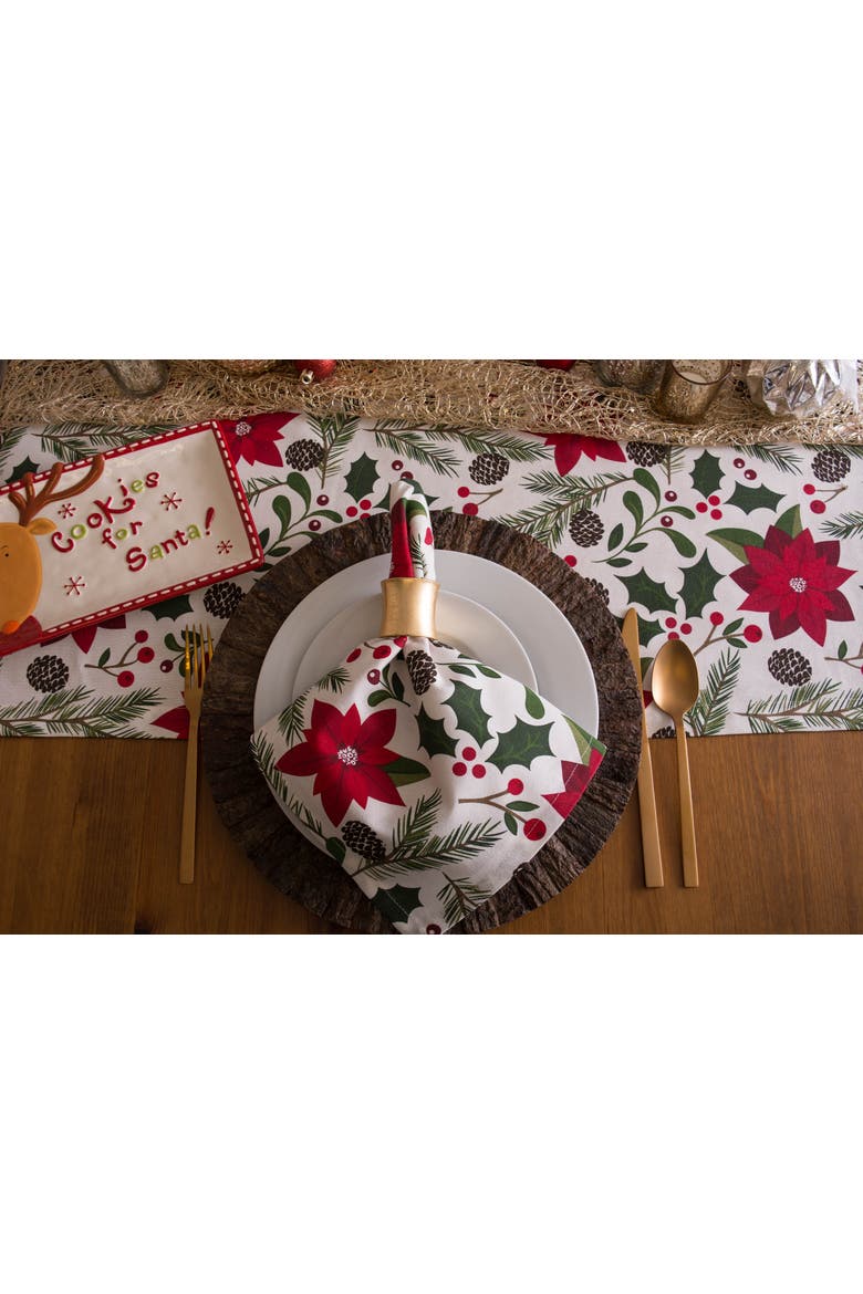 Woodland Christmas Table Runner, Alternate, color, Woodland Christmas