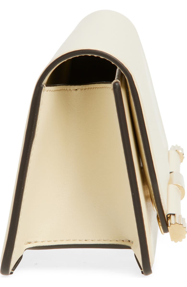 Victoria Beckham 202 Leather Clutch, Alternate, color, Ivory