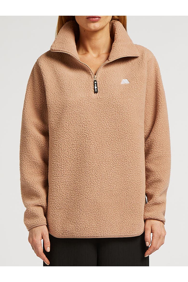 Lennox Half-Zip Long Sleeve Sweatshirt, Alternate, color, Teddy