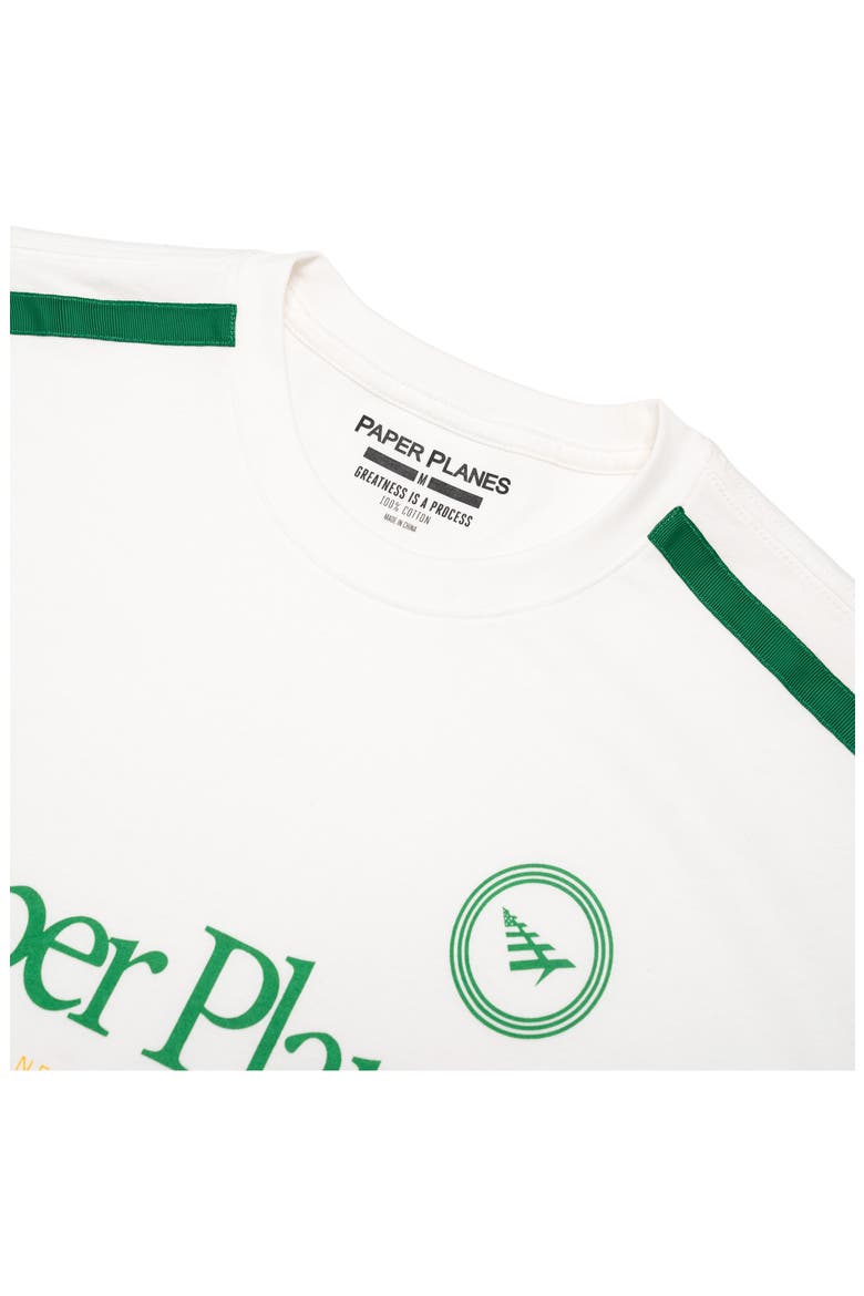 Soccer Stripe Cotton Graphic T-Shirt, Alternate, color, WHITE