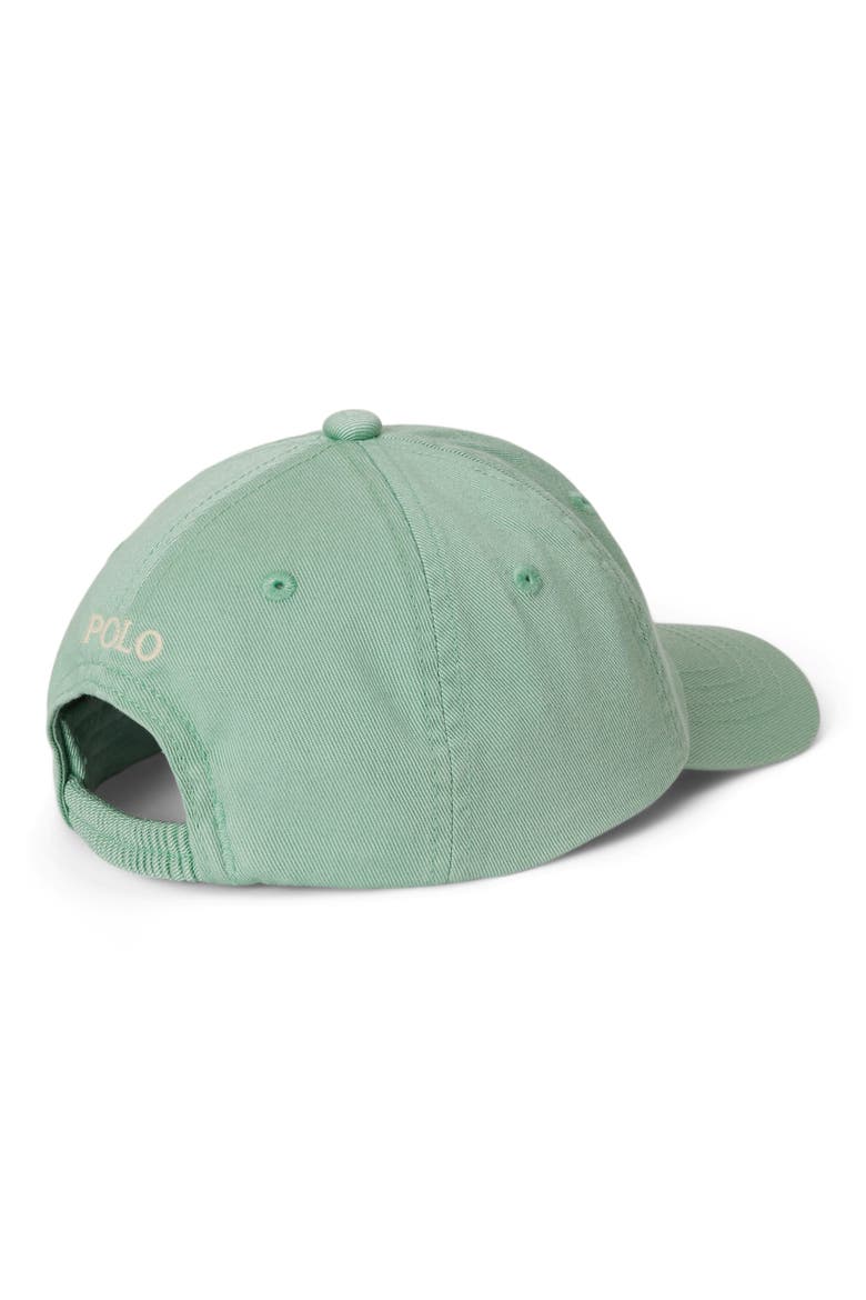 Adjustable Cotton Chino Baseball Cap, Alternate, color, CELEDON