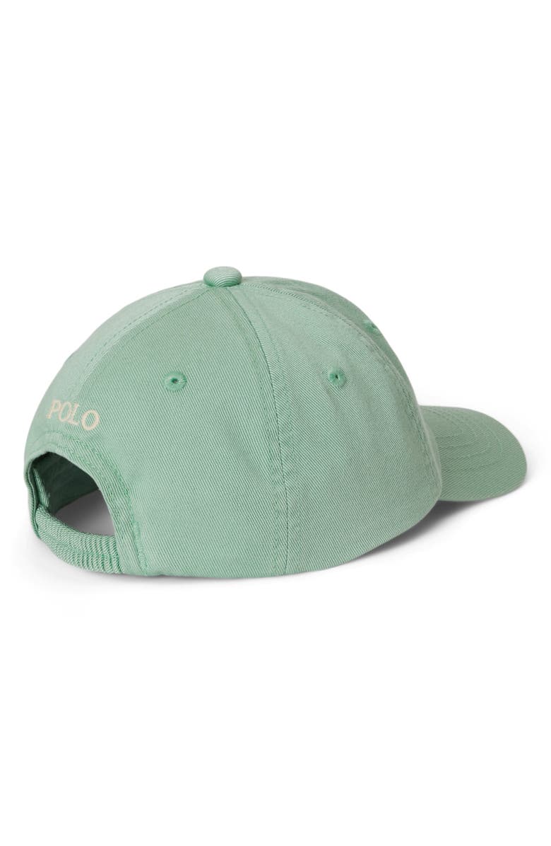 Ralph Lauren Adjustable Cotton Chino Baseball Cap, Alternate, color, Celedon