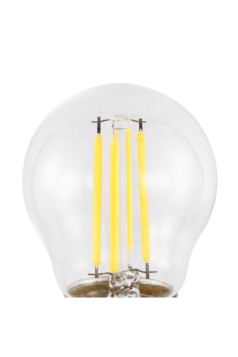Classic Non-Dimmable G45-4W LED Edison Bulbs with E26 Base, 80+ CRI, Warm White 2700K, 420 Lumens, Clear, Alternate, color, Clear