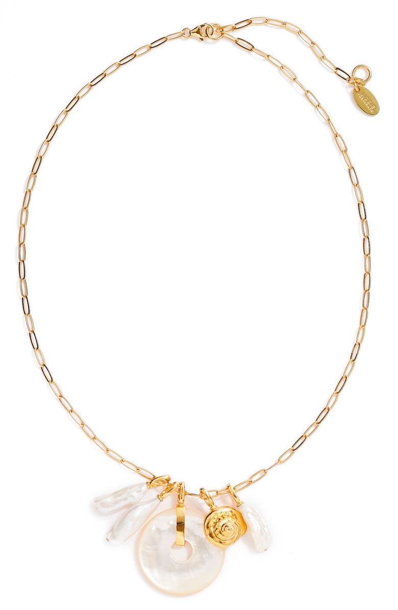 Lizzie Fortunato Deep Sea Charm Necklace, Main, color,