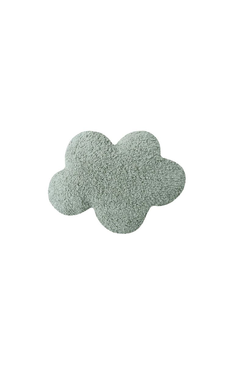 Lorena Canals Floor Cushion Clouds, Main, color, Blue Sage