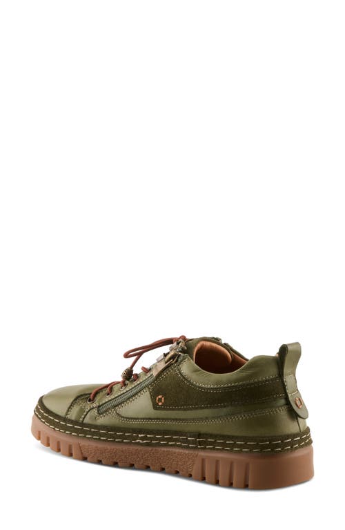 Spring Step Lauria Sneaker In Green
