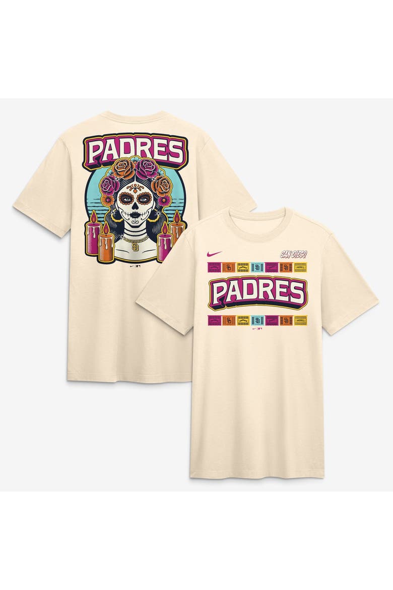 Men's Nike Tan San Diego Padres City Connect Legacy Tri-Blend T-Shirt, Main, color, Tan