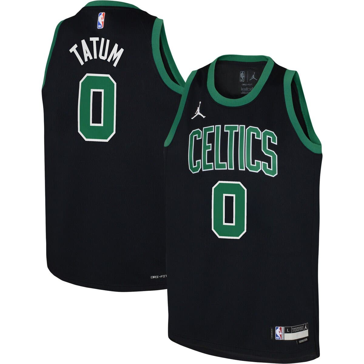jayson tatum black jersey youth