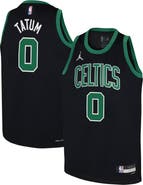Jordan Brand Youth Jordan Brand Jayson Tatum Black Boston Celtics Swingman Jersey - Statement Edition