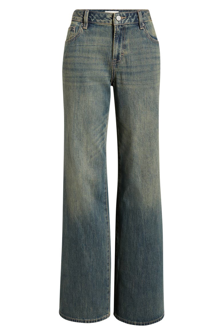 Casey Low Rise Baggy Jeans, Alternate, color, MEDIUM INDIGO