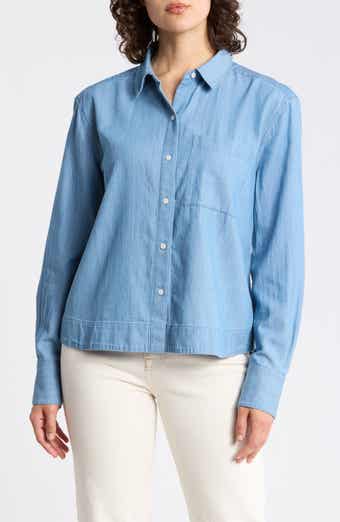 Chambray Core Button Front Shirt