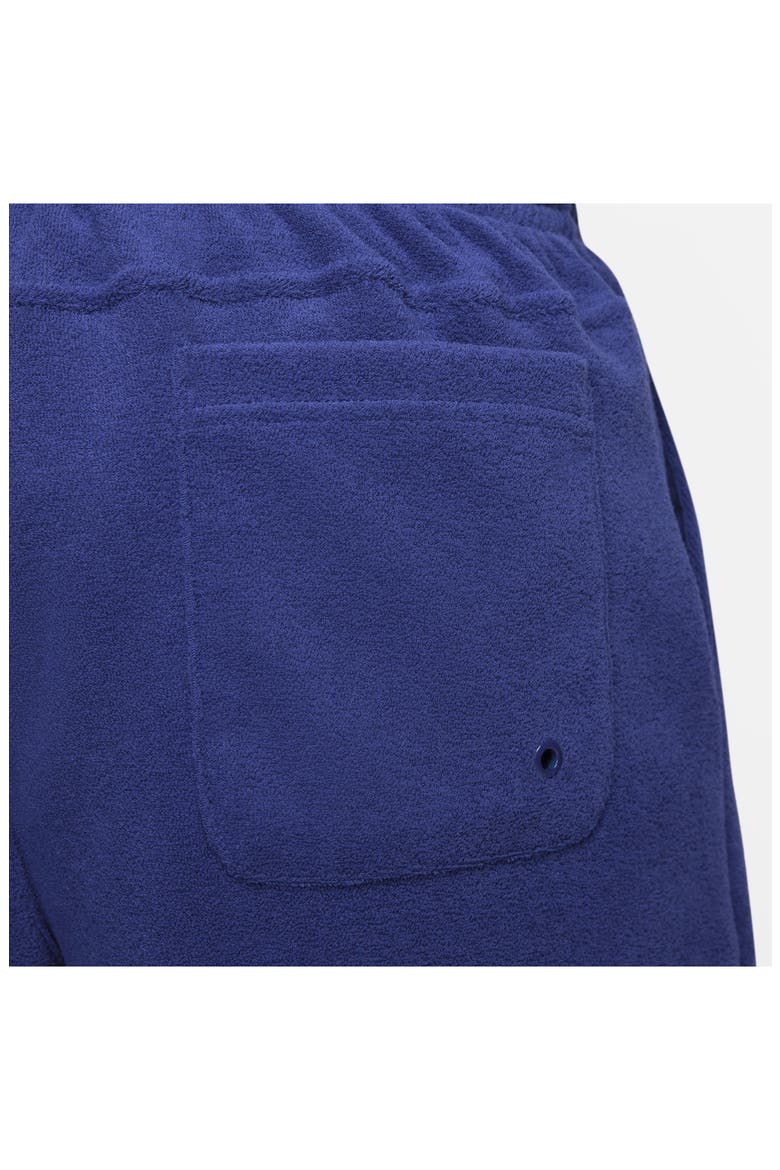 Club Terry Flow Shorts, Alternate, color, DEEP ROYAL BLUE/ BLACK