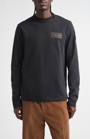 Moncler Cartoons Logo Long Sleeve Graphic T-Shirt