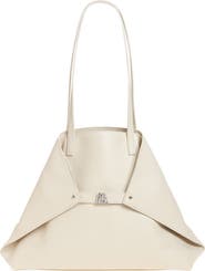 Akris Medium AI Calfskin Leather Tote