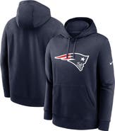 Nike Men's Nike Navy New England Patriots Club Logo Pullover Hoodie