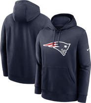 Nike Men's Nike Navy New England Patriots Club Logo Pullover Hoodie