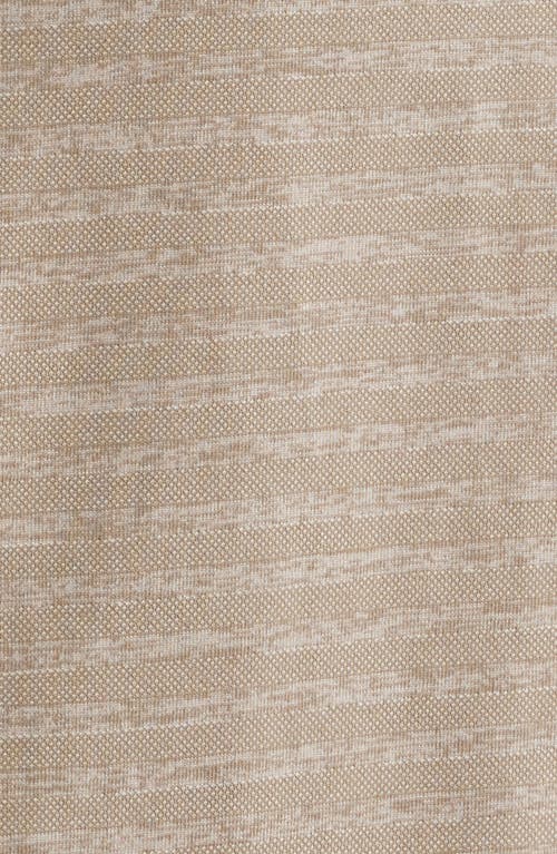 Robert Barakett Ranger Short Sleeve Knit Button-up Shirt In Neutral