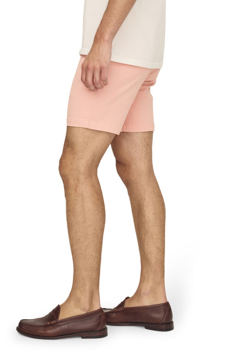 WARP+WEFT Flat Front Stretch Cotton Twill Chino Shorts, Alternate, color, 