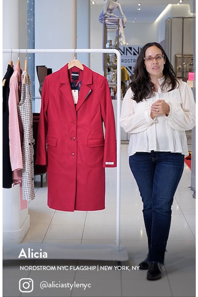 Remmiey Wool Blend Coat video