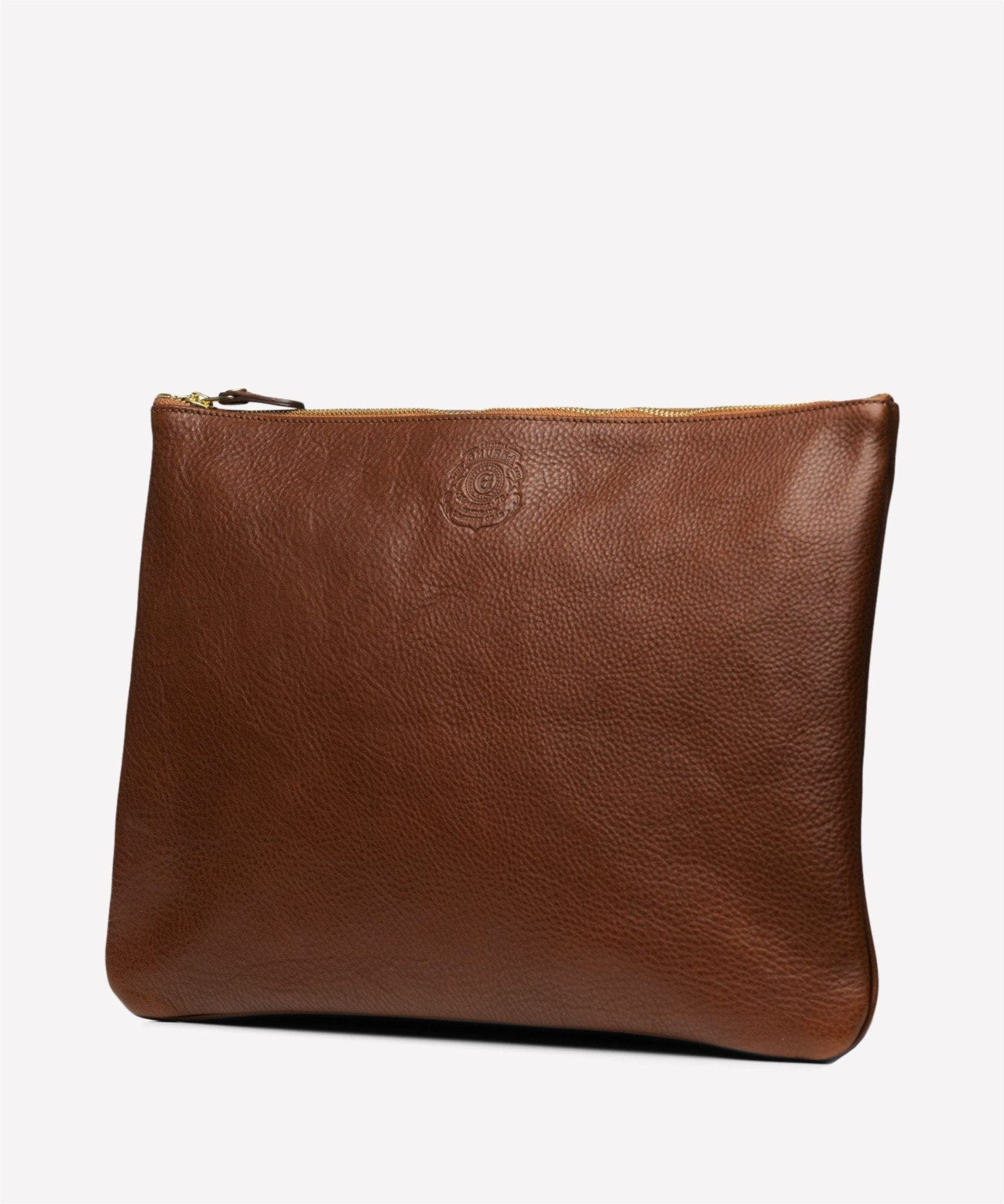 Pouch III No. 65, Alternate, color, Vintage Chestnut Leather