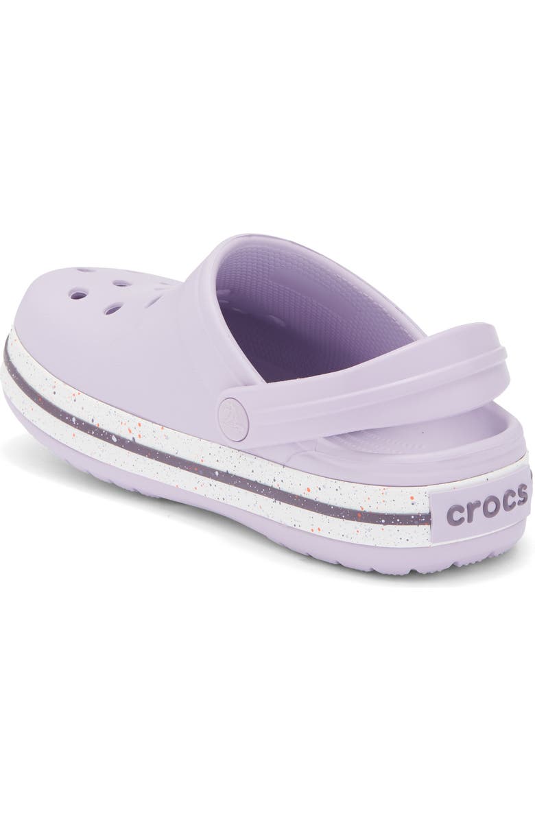 CROCS Kids' Crocband Speckled Band Clog, Alternate, color, Lavender