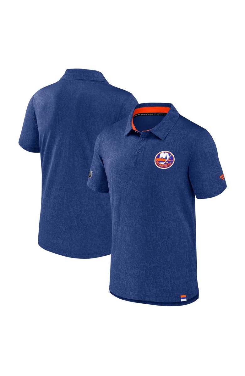 FANATICS Men's Fanatics  Royal New York Islanders Authentic Pro Jacquard Polo, Alternate, color, Royal
