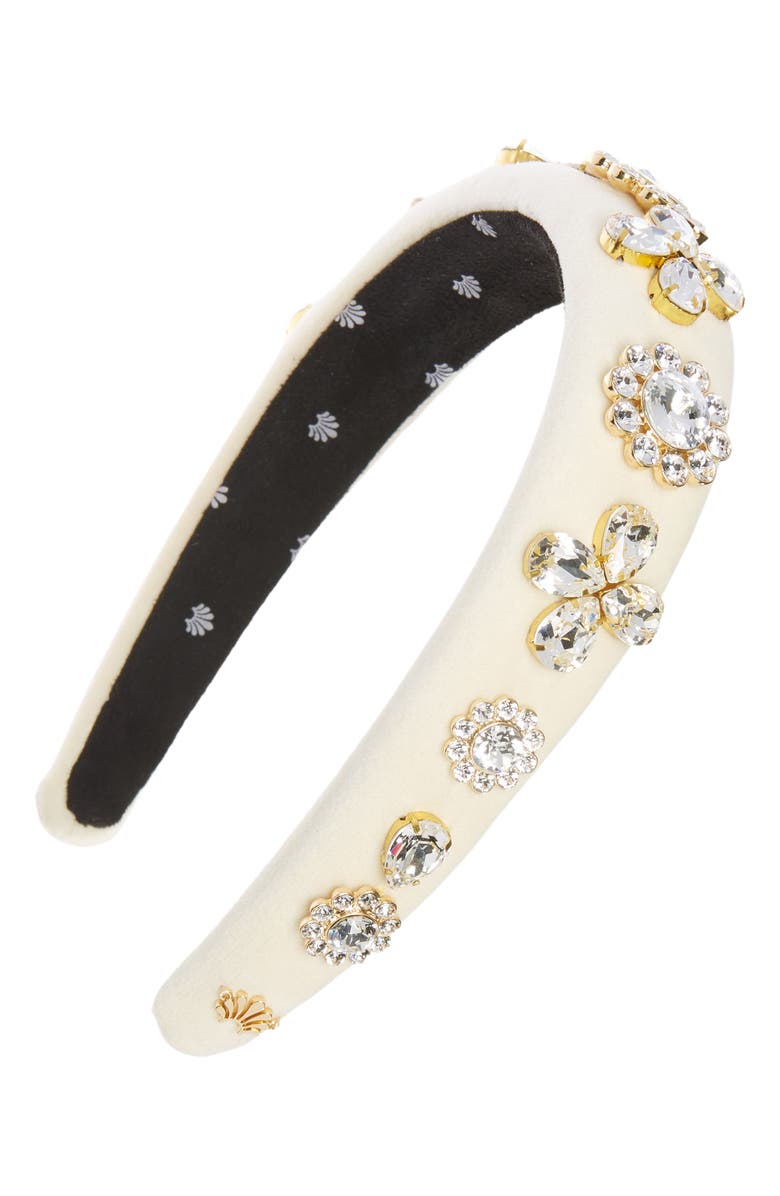Lele Sadoughi Swarovski Crystal Medallion Headband, Main, color, 