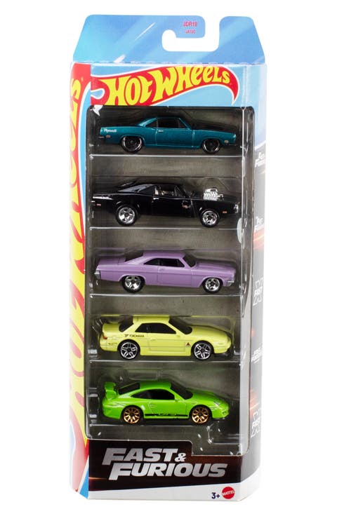 Fast & Furious 5-Pack 1:64 Scale Die-Cast Toy Race Cars